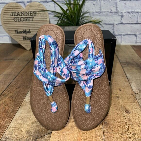 Sanuk Yoga Sling 2 Flamingo Women's Sandals - Picture 4 of 7